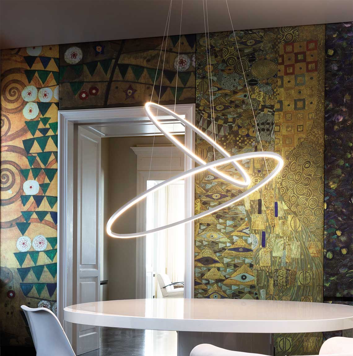 Ellisse Double Pendant Lamp by Nemo Lamps